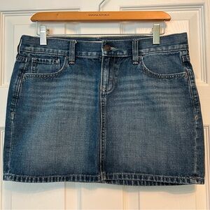 Old Navy Blue Denim Mini Skirt